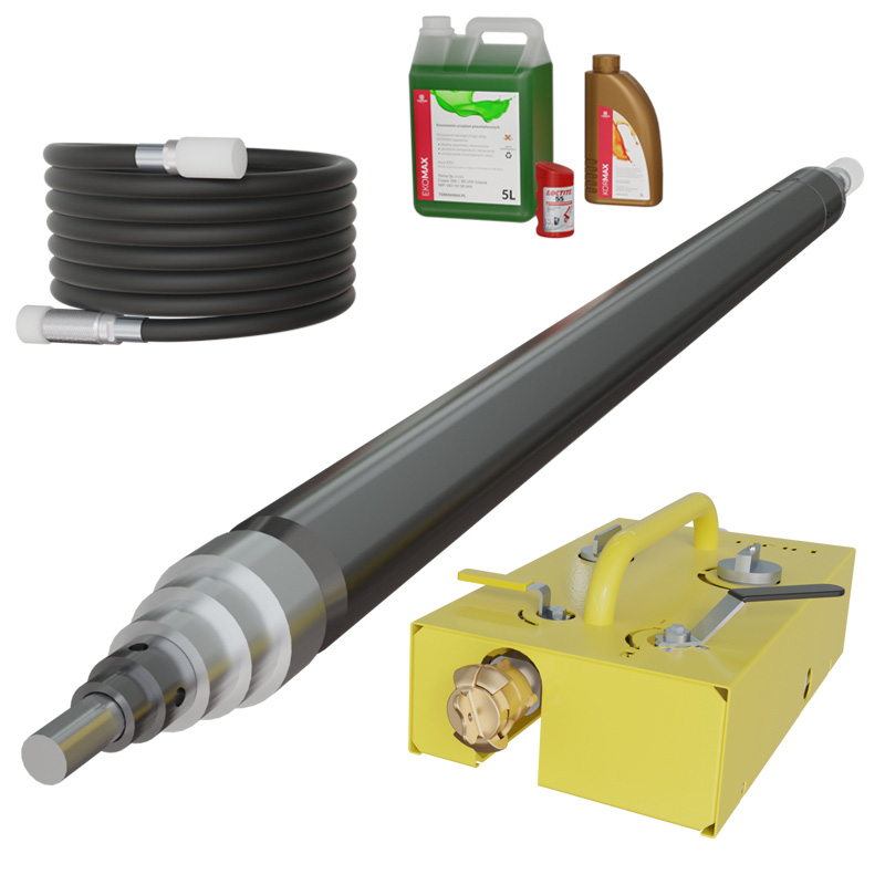 Rachetă de subtraversare MAX K75S - foreză pneumatică profesională 75 mm